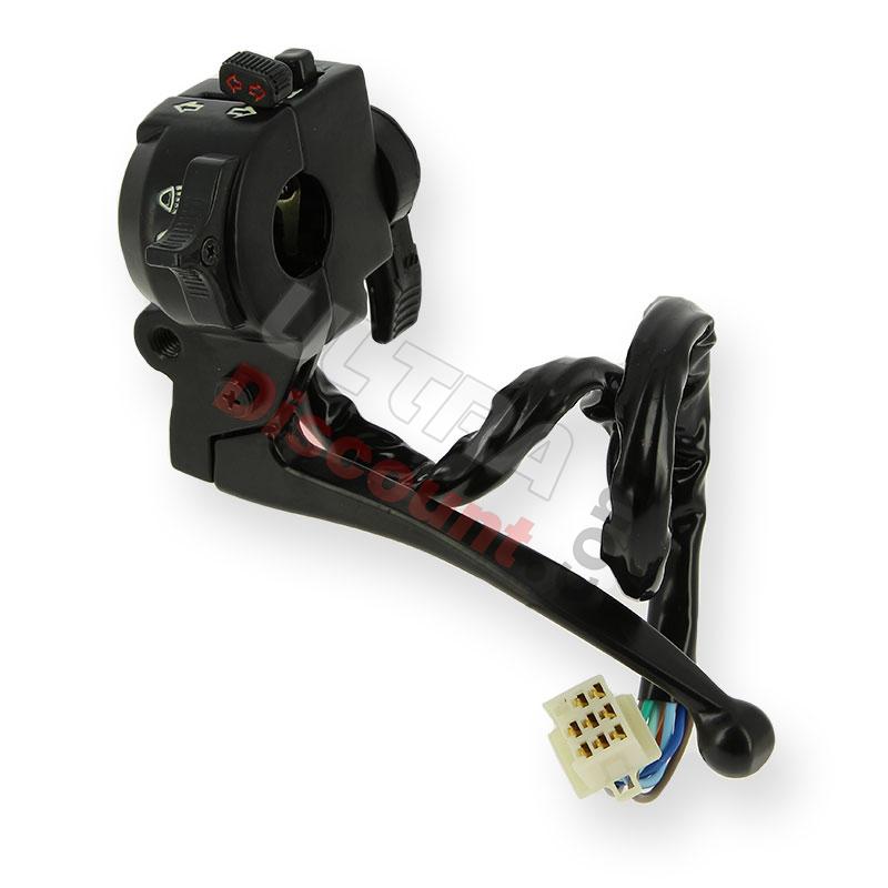 Piña izquierda para Dax 50cc a 125cc - Negro, Recambios Dax Skymax