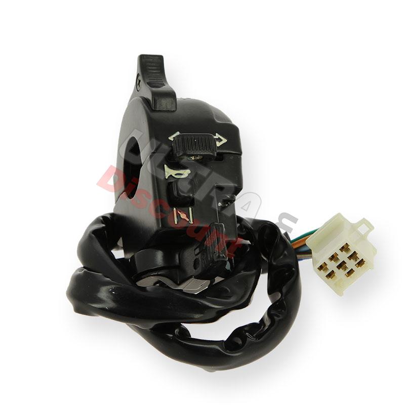 Piña izquierda por Dax Skyteam 50 a 125cc (SEMI-AUTO) - Negro, Recambios Dax Skymax