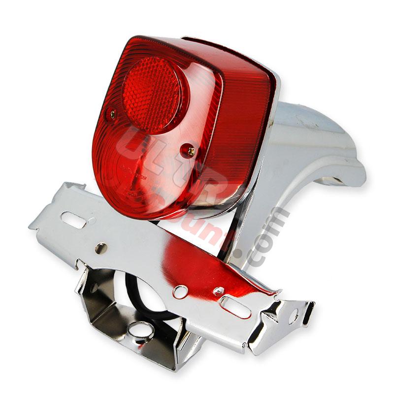 Piloto trasero tuning para Dax Skyteam Cromado - rojo, Recambios Dax Skymax