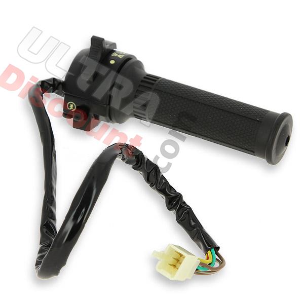 Piña derecha completa Skyteam para Dax 50cc a 125cc (antes 10-2015) - NEGRO, Recambios Dax Skymax