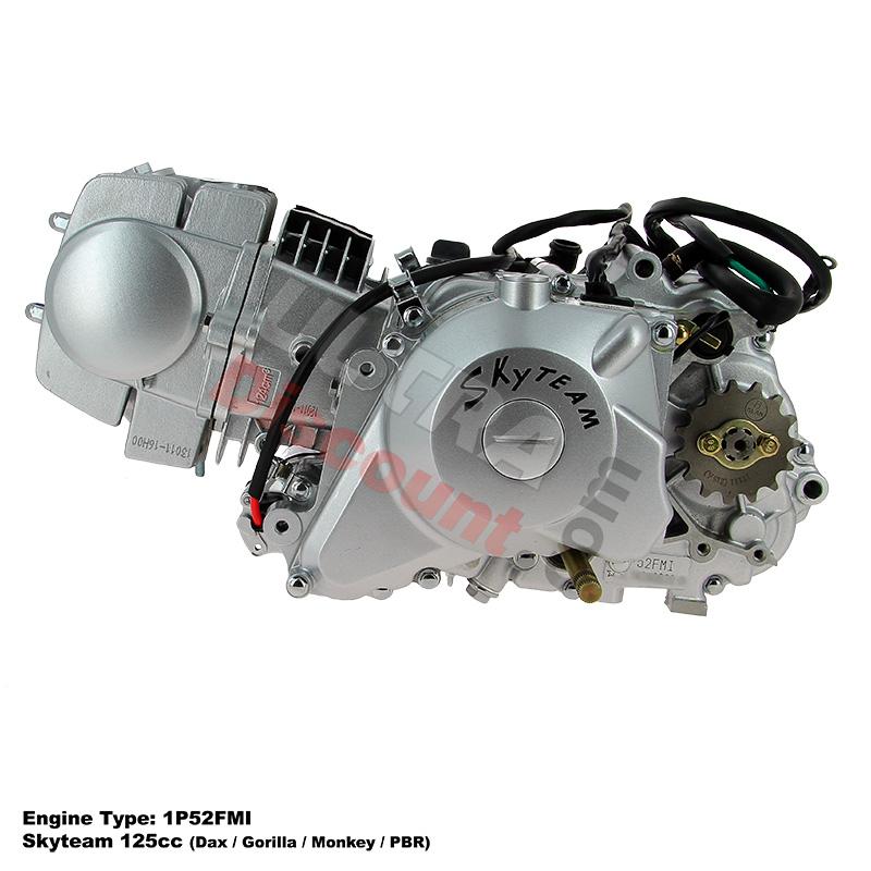 Motor 125cc Dax Skyteam 1P52FMI con arranque eléctrico (6-6B), Recambios Dax Skymax
