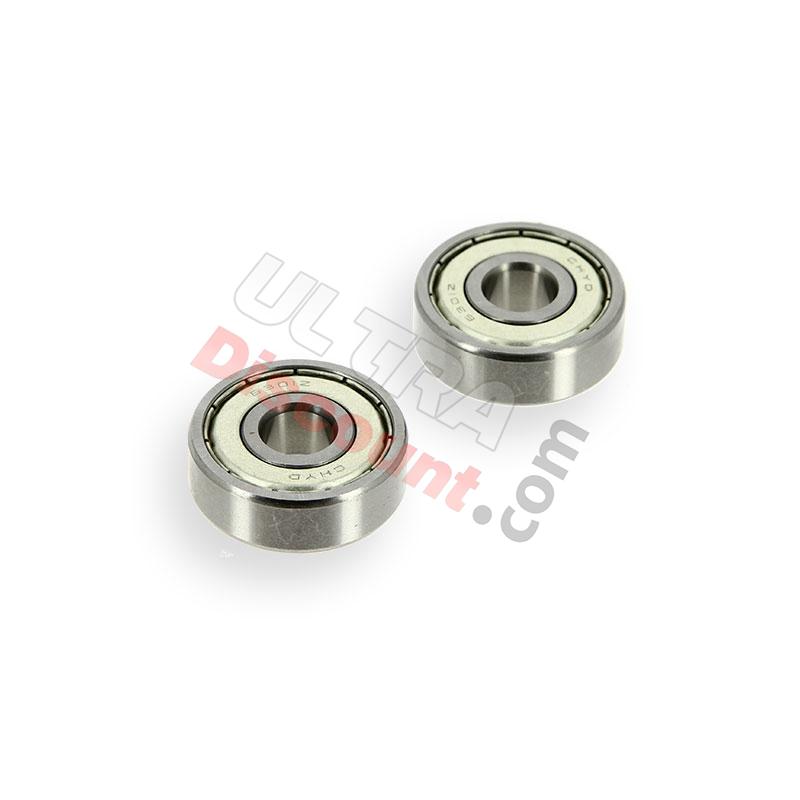 Par de cojinetes de rueda para Dax 50cc a 125cc (6301Z), Recambios Dax Skymax