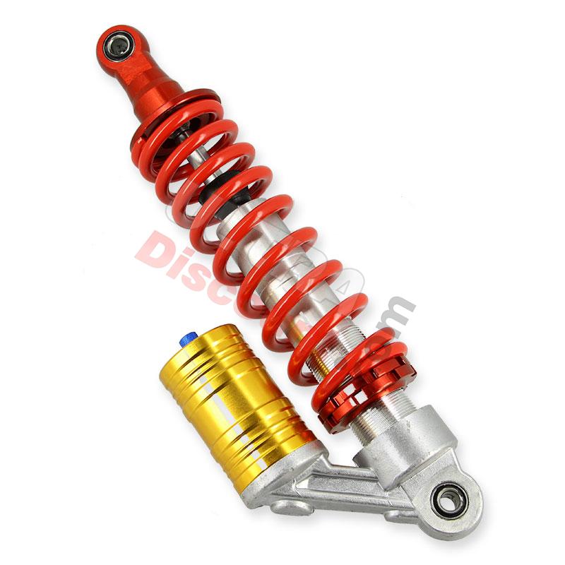 Amortiguador Pit bikes 325mm (modelo 12, ROJO), Recambios para Pit Bike