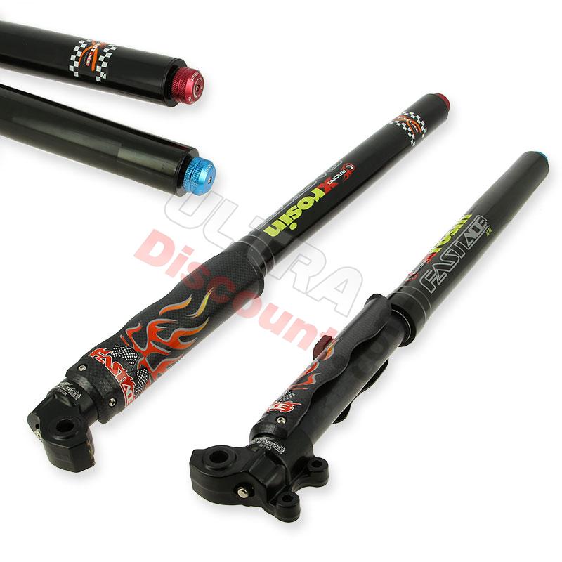 Piernas de horquilla FASTACE 700mm, eje 15mm - Negro, Recambios para Pit Bike Piernas de horquilla FASTACE 700mm, eje 15mm - Negro, Recambios para Pit Bike