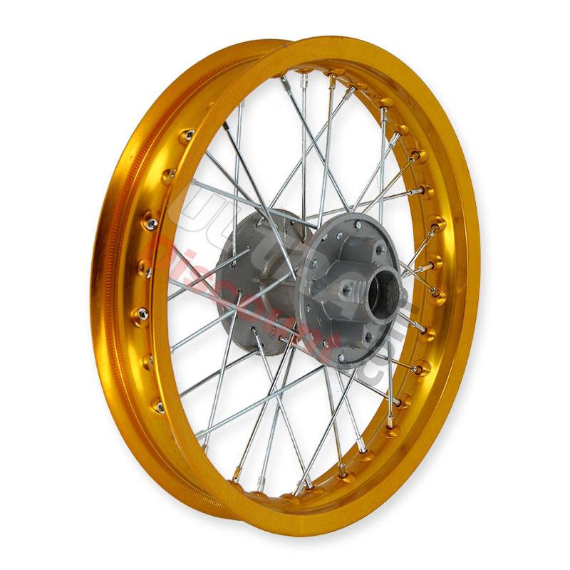 Llanta trasera Pit Bike 14'' ORO (tipo 1), Recambios para Pit Bike Llanta trasera Pit Bike 14'' ORO (tipo 1), Recambios para Pit Bike