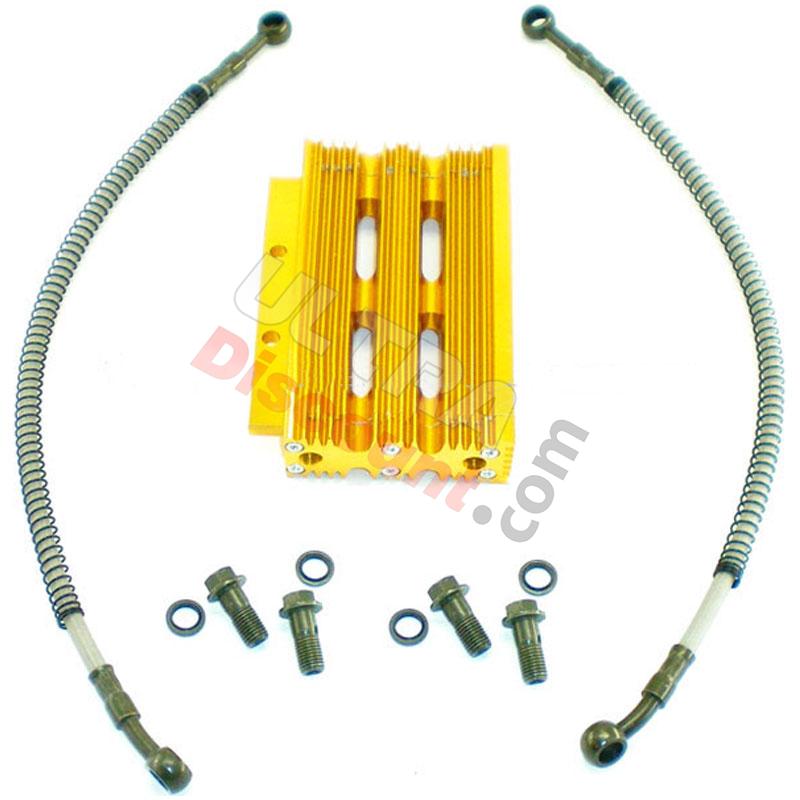 Radiador de aceite para Pit Bike (AMARILLO), Recambios para Pit Bike