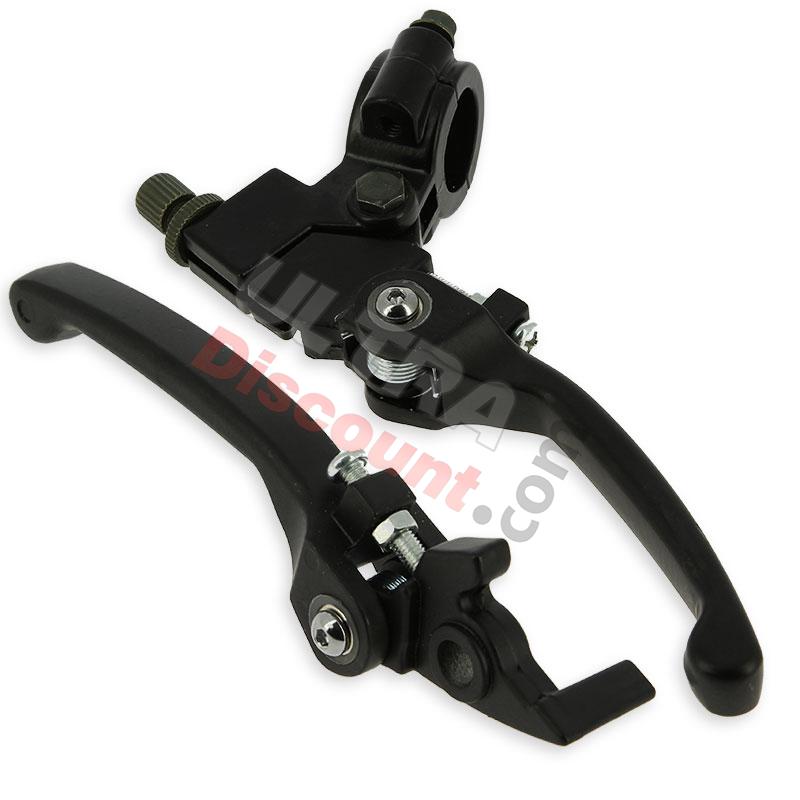 Par de palancas de maneta Pit Bike en aluminio UD Racing (negro), Recambios para Pit Bike