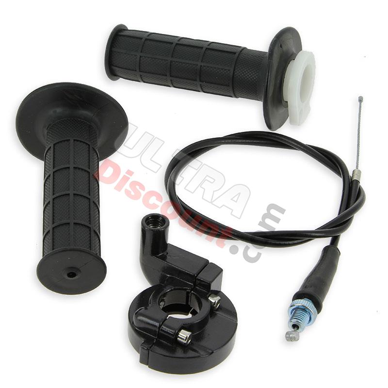 Puños de acelerador para Pit bike completo, Recambios para Pit Bike