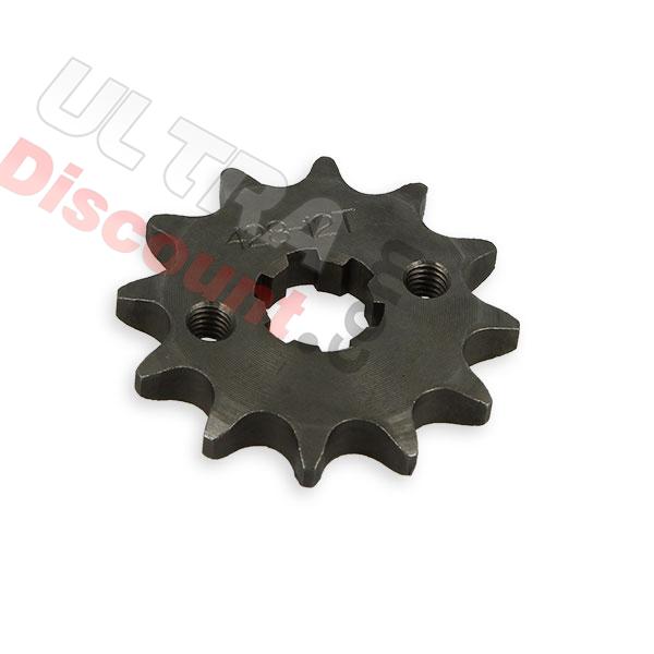 Piñón de 12 dientes Pit Bike (428 - Ø:17mm), Recambios para Pit Bike