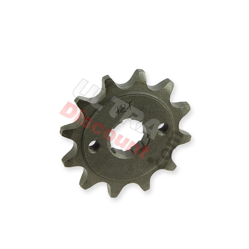 Piñón de 12 dientes (520 : Ø:20mm) Shineray 200STIIE y STIIEB, Recambios Shineray 200STIIE y STIIEB