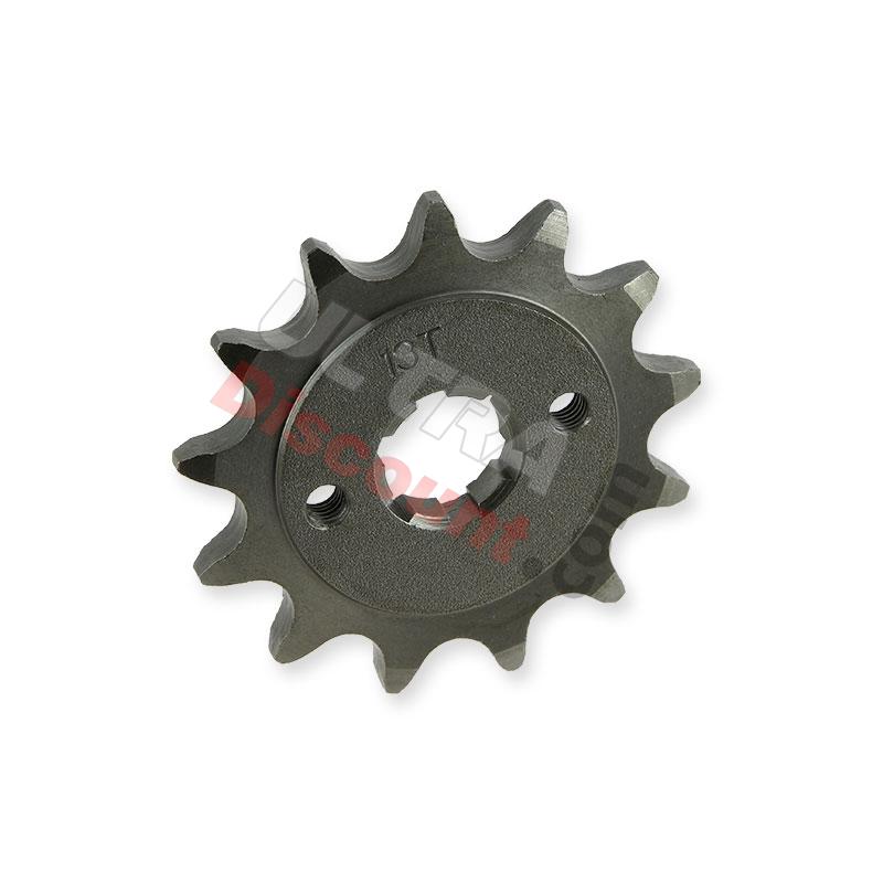 Piñón de 13 dientes (520 - Ø:20mm) para quad chinas 200cc, Recambios quad chinas 200cc