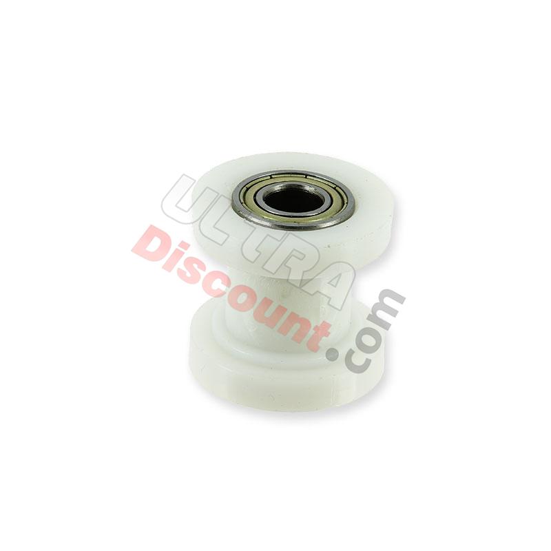 Rodillo de tensor de cadena para Dirt Bike (Blanco), Recambios para Pit Bike