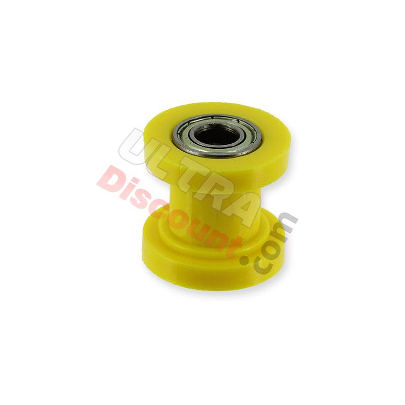 Rodillo de tensor de cadena para Dirt Bike (Amarillo), Recambios para Pit Bike