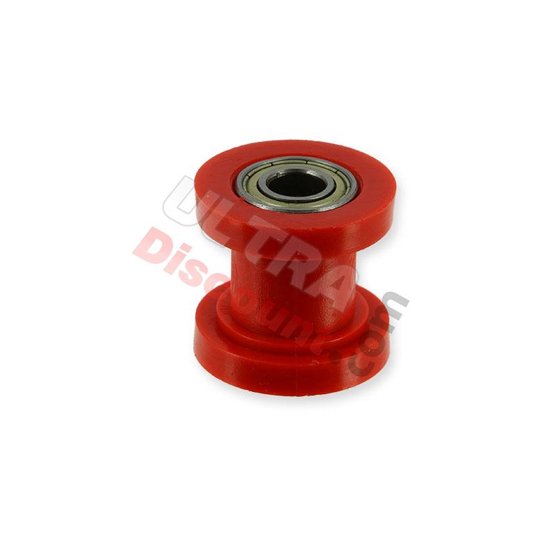 Rodillo de tensor de cadena para Dirt Bike (Rojo), Recambios para Pit Bike