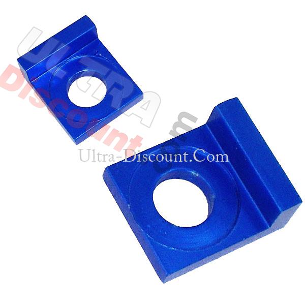 Tensor de cadena Pit Bike cuadrado AZUL, Recambios para Pit Bike