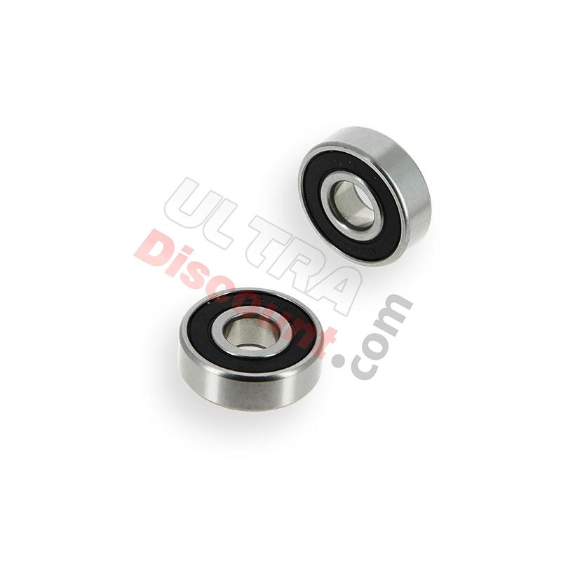 Par de cojinetes de rueda trasera para Monkey - Gorilla 50cc a 125cc (6201RS), Piezas para Monkey - Gorilla