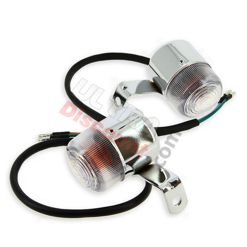 Intermitente tuning trasero- delantero Bubbly de 50cc y 125cc Blanco, Recambios Bubbly Skyteam