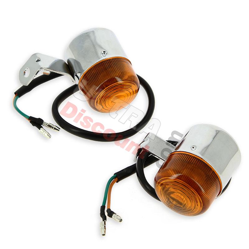 Intermitente tuning tras- del PBR de 50cc y 125cc naranja, Recambios PBR Skyteam ZB Honda