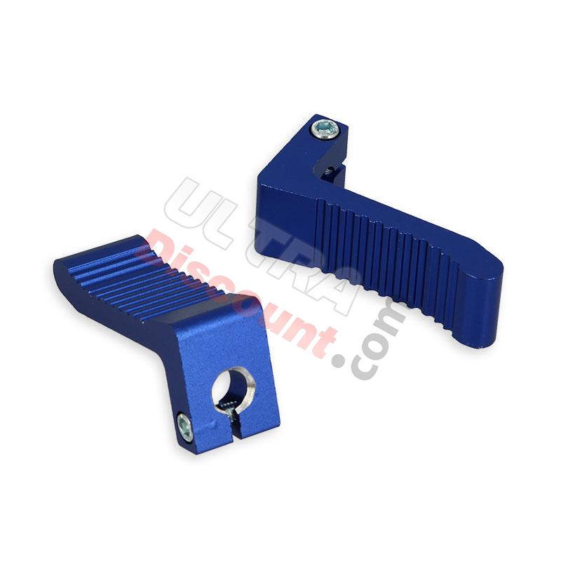 Estribos en aluminio AZUL, Recambios minimotos