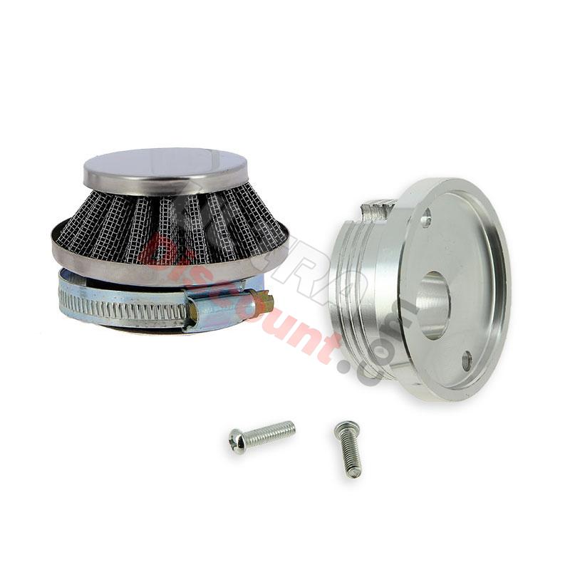Filtro de potencia alta calidad + adaptador 40mm, Recambios Pit Nitro