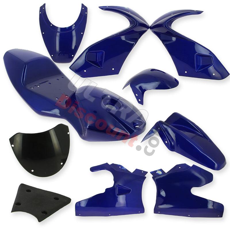 Carenado minimotos 47-49cc (AZUL), Recambios minimotos