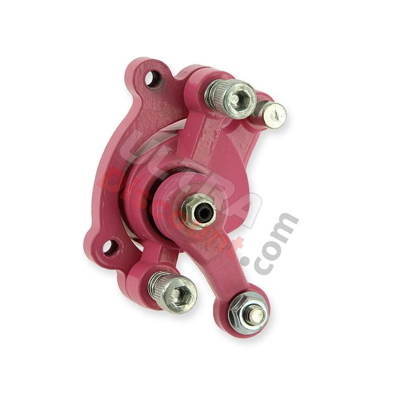 Pinza de freno delantera color rosa para minimoto cross, Piezas minimoto cross