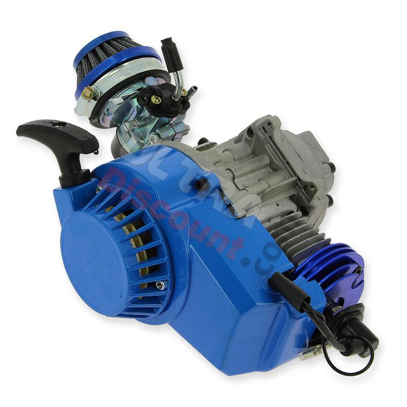 Motor 53cc UD Racing para mini Supermoto (typo 2)  - AZUL, Piezas minimoto Supermoto