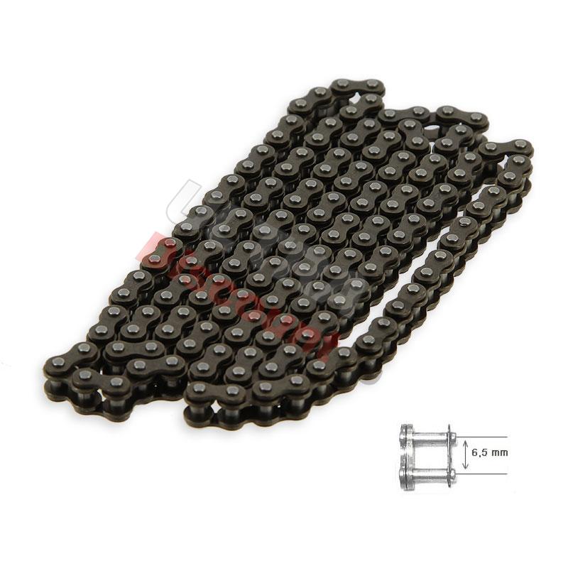 Cadena de origen de 74 eslabones pequeños (sin eslabón rápido), Recambios minimotos Cadena de origen de 74 eslabones pequeños (sin eslabón rápido), Recambios minimotos