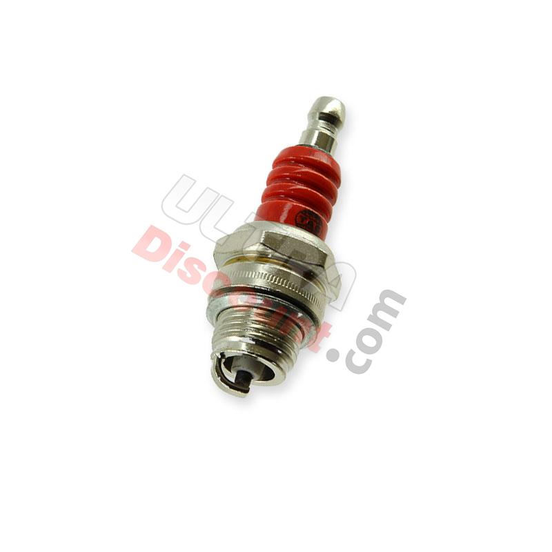 Bujía BM6A (rojo) para para mini quads, Recambios para mini quads