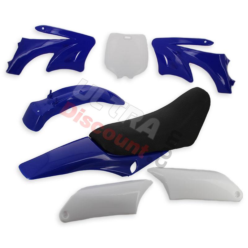 Carenado mini cross AZUL (tipo 2), Piezas minimoto cross