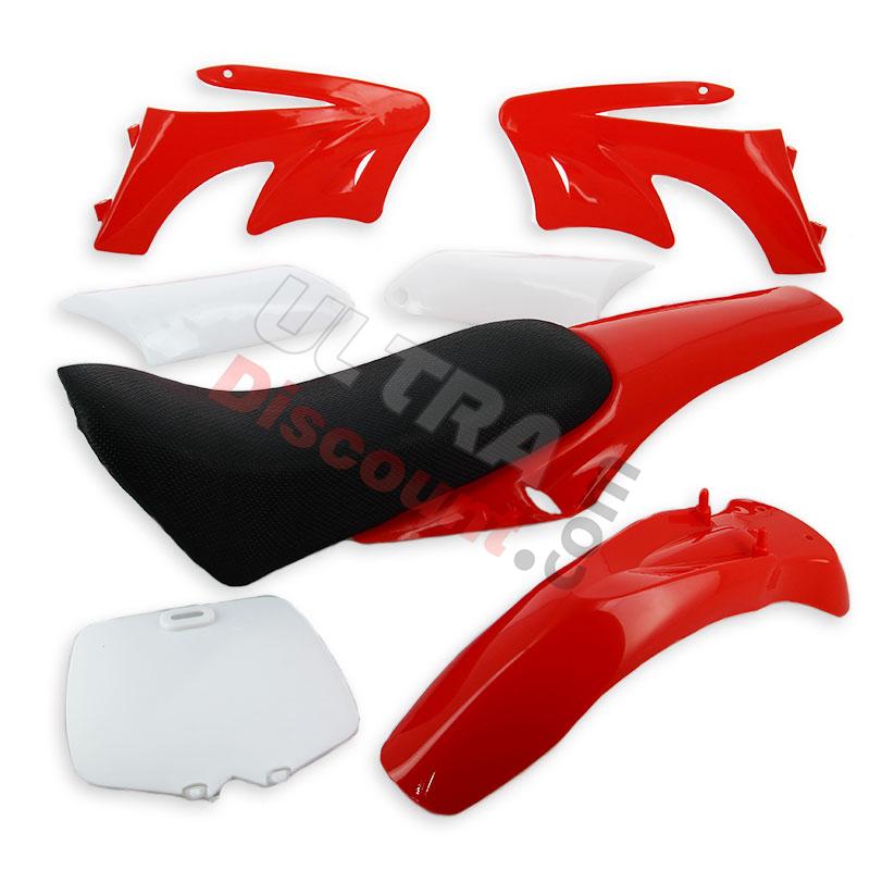 Carenado mini cross ROJO (tipo 2), Piezas minimoto cross