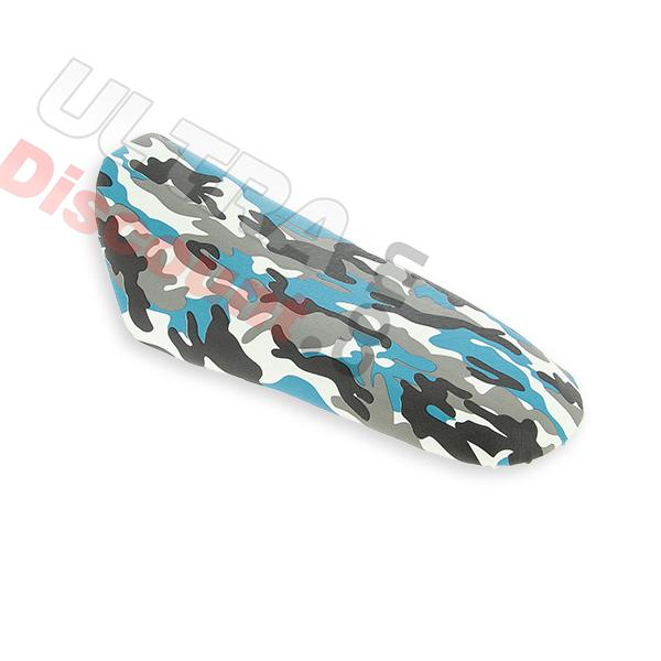 Sillín para mini moto cross de camuflaje azul type1, Piezas minimoto cross