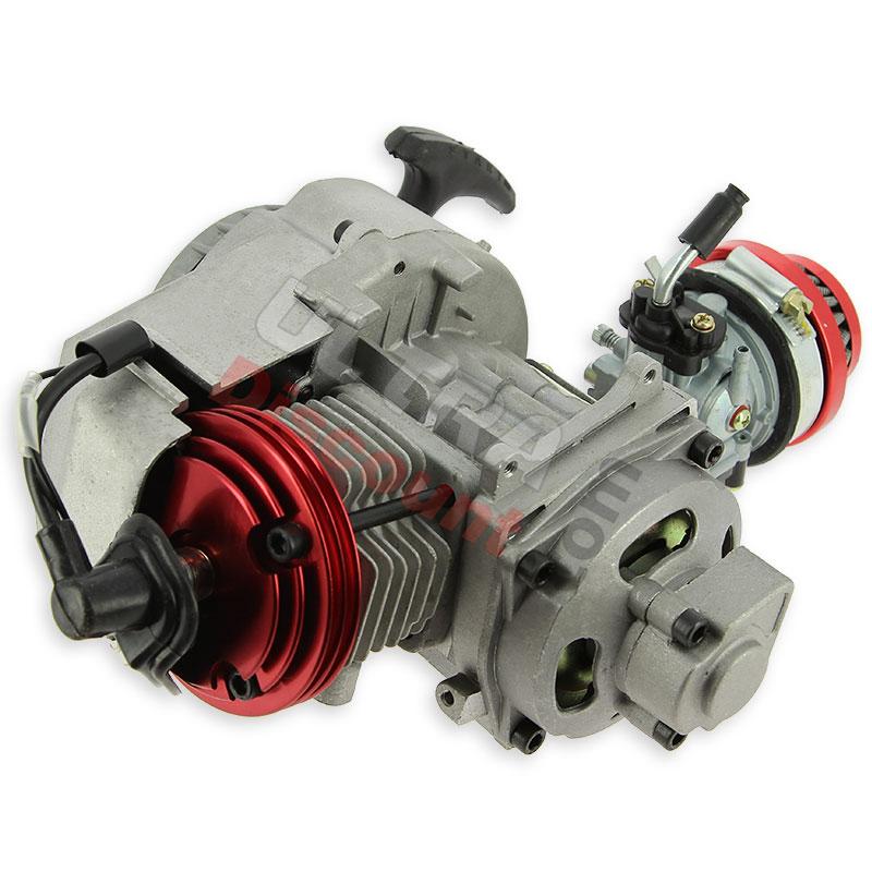 Kit mini moto cross UD Racing 53cc ROJO (tipo 2), Piezas minimoto cross