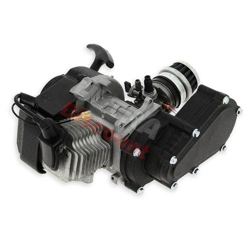 Motor mini cross ''Black Edition'' 49cc (tipo 4), Piezas minimoto cross