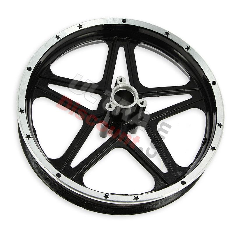 Llanta delantera negra para mini cross (10'', tipo 1 ), Piezas minimoto cross