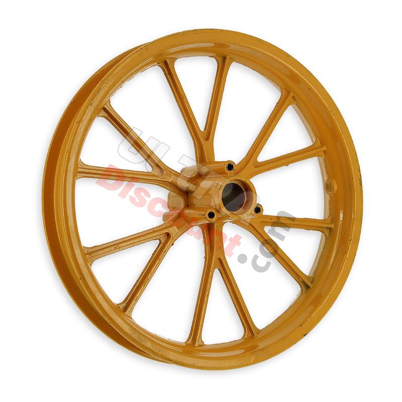 Llanta delantera amarillo para mini cross (10'', tipo 2 ), Recambios Pit Nitro