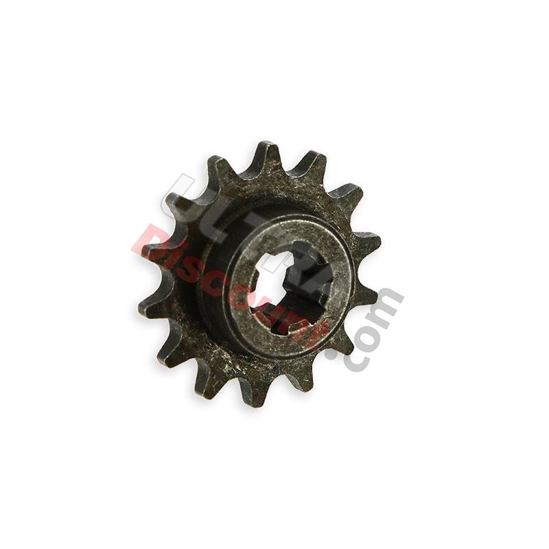 Piñón 14 dientes para mini cross, Piezas minimoto cross