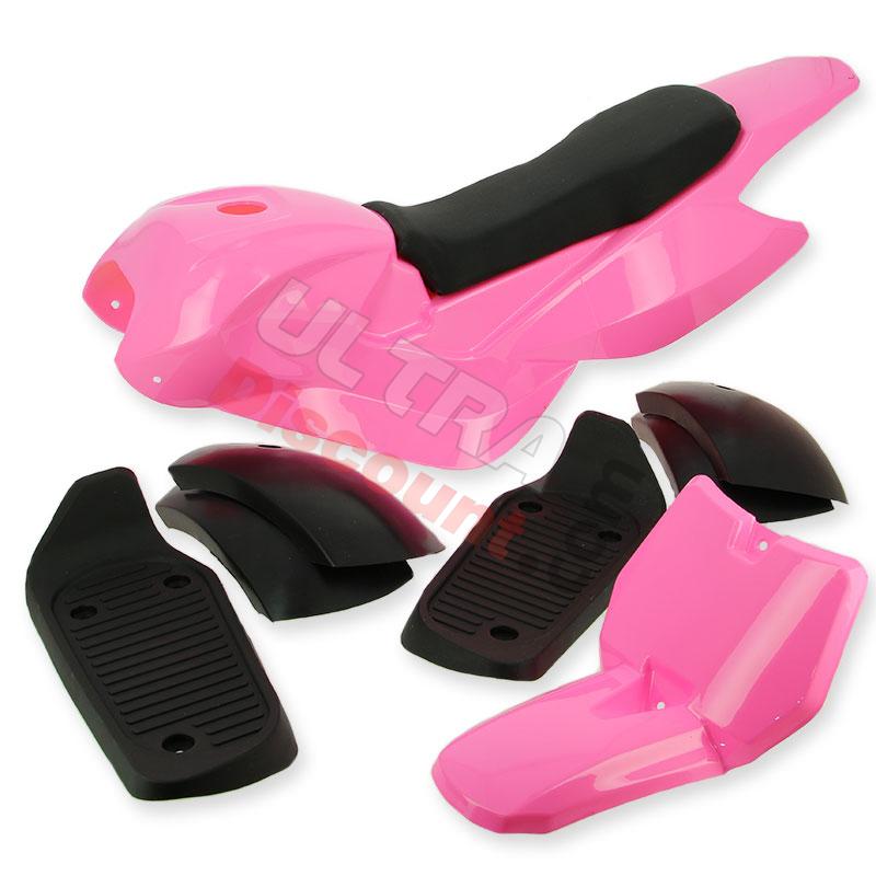 Carenado mini ATV Rosa - Tipo 3, Recambios para mini quads