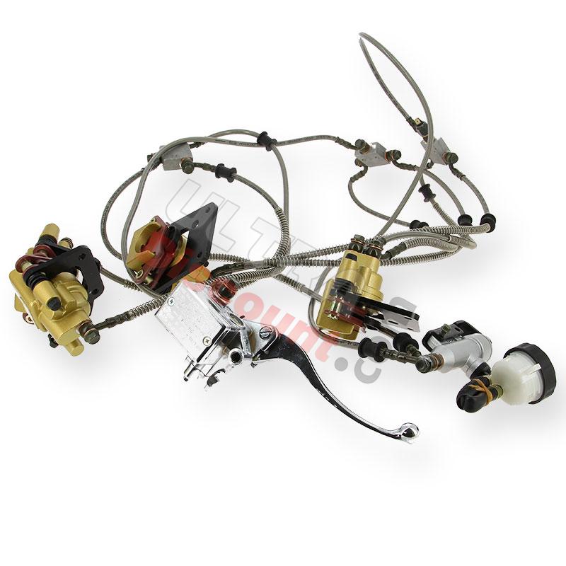 Kit de freno hidráulico completo Spy Racing 250cc F3, Piezas Quad SPY250F3 Kit de freno hidráulico completo Spy Racing 250cc F3, Piezas Quad SPY250F3