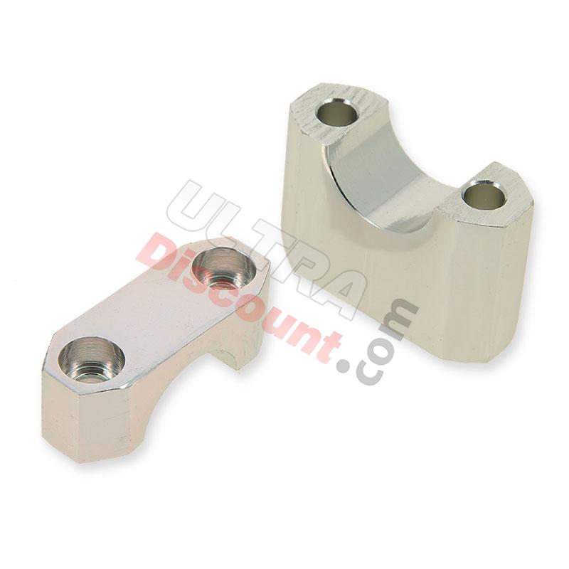 Torreta de dirección para Spy Racing 350F1 (Silver), Piezas Quad SPY350F1