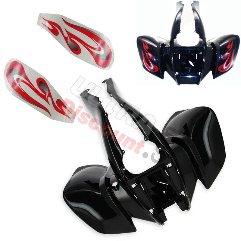 Carenado para quad Shineray 200cc + adhesivos (DEL), Recambios quad chinas 200cc