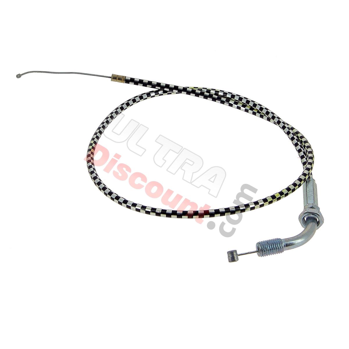 Cable de acelerador Negro- alu (Tipo A), Recambios minis Racing ZPF