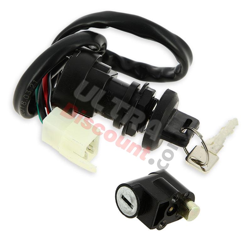 Conmutador de arranque + clausor completo para quad 200cc STIIE, Recambios Shineray 200STIIE y STIIEB
