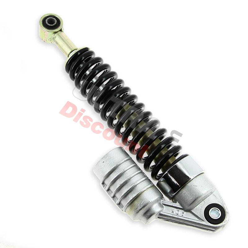 Amortiguador delantero a gas quad Shineray 200cc (320mm, Negro-gris), Recambios Shineray 200STIIE y STIIEB Amortiguador delantero a gas quad Shineray 200cc (320mm, Negro-gris), Recambios Shineray 200STIIE y STIIEB