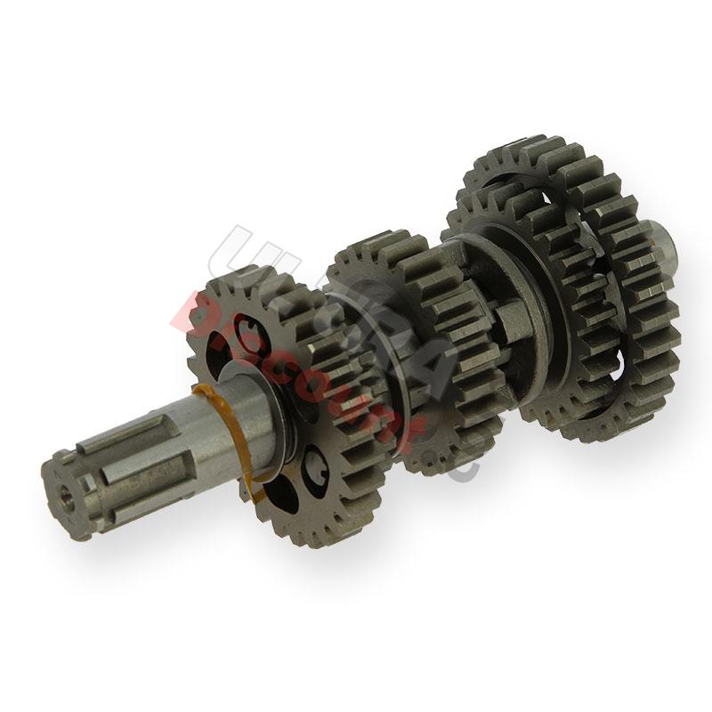 Piñonería de caja de cambios quad Shineray 200cc STIIE (tipo 1), Recambios Shineray 200STIIE y STIIEB