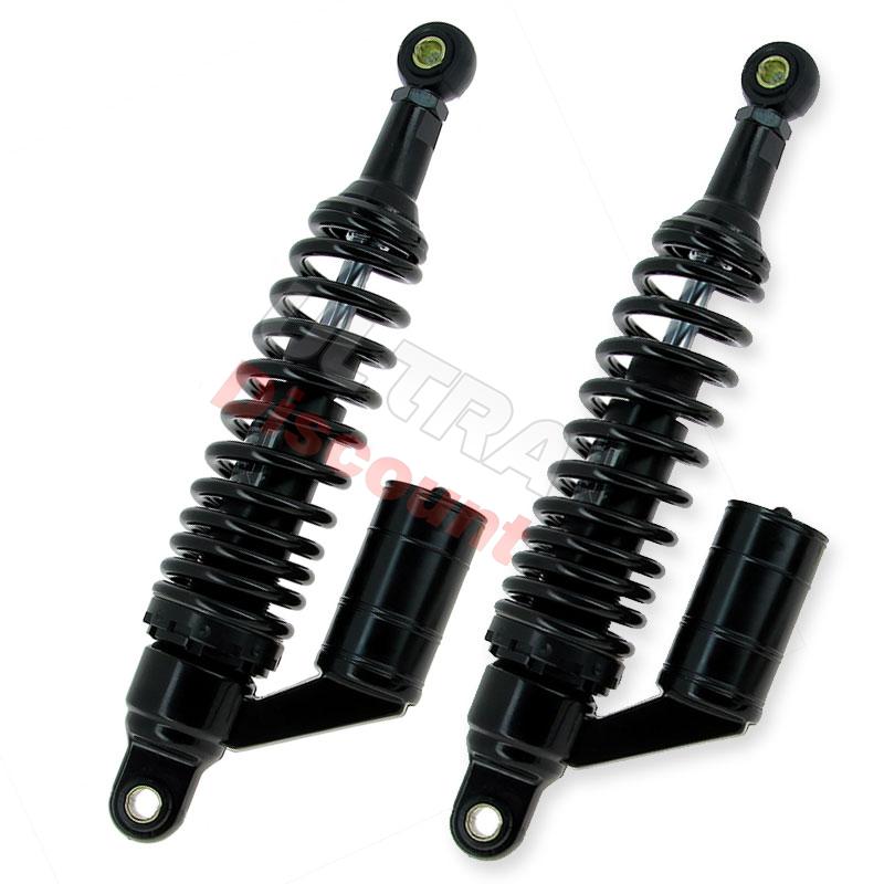 Amortiguadores DEL. a gas para quad Shineray STIIE (negro), Recambios Shineray 200STIIE y STIIEB