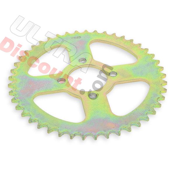 Corona de 45 dientes 520 para Quad Shineray 250ST-9C, Recambios Shineray 250 ST9C