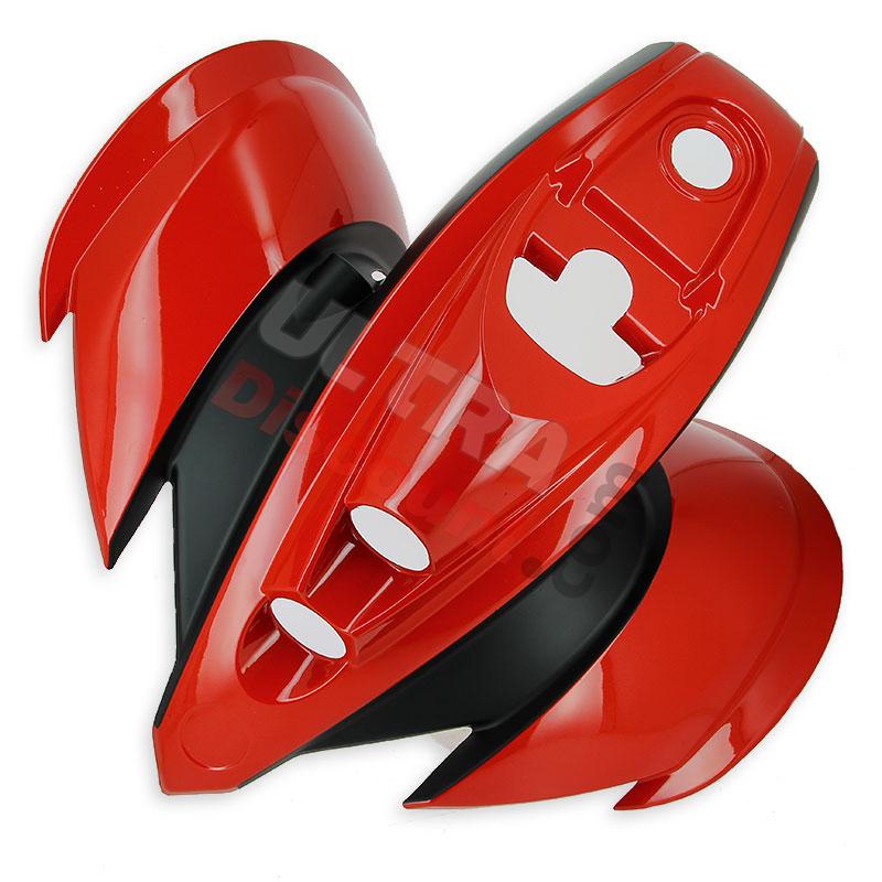 Carenado delantero para quad Shineray 250cc ST-9E (ROJO-Negro), Piezas Shineray 250cc STIXE ST9E