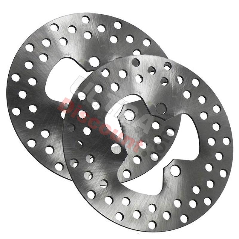Par de discos delanteros para quad Shineray 300cc STE, Recambios quad Shineray 300