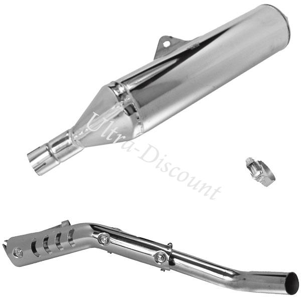 Tubo de escape para quad Shineray 350cc (XY350ST-E), Piezas Quad Shineray 350cc Tubo de escape para quad Shineray 350cc (XY350ST-E), Piezas Quad Shineray 350cc